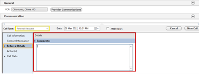 In Runtime - Referral Request