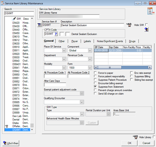 NextGen EDR Service Item Library Maintenance
