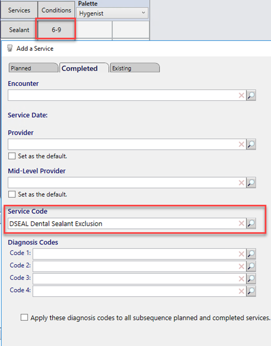 NextGen EDR CDT Code
