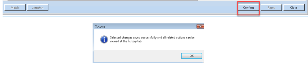nextgen clinical reconciliation confirmation