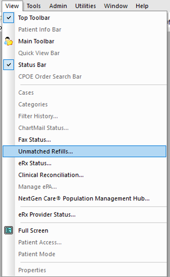 NextGen Unmatched Refills Module